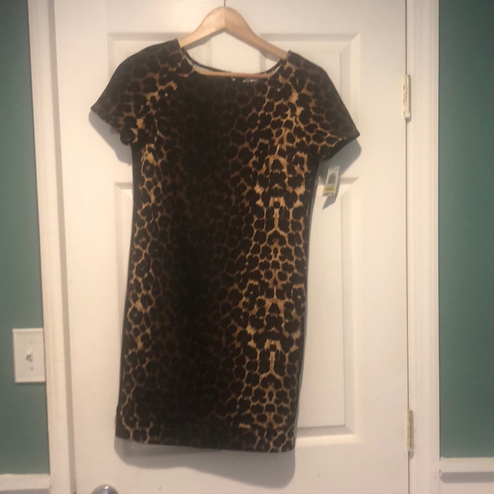 Leopard print dress
